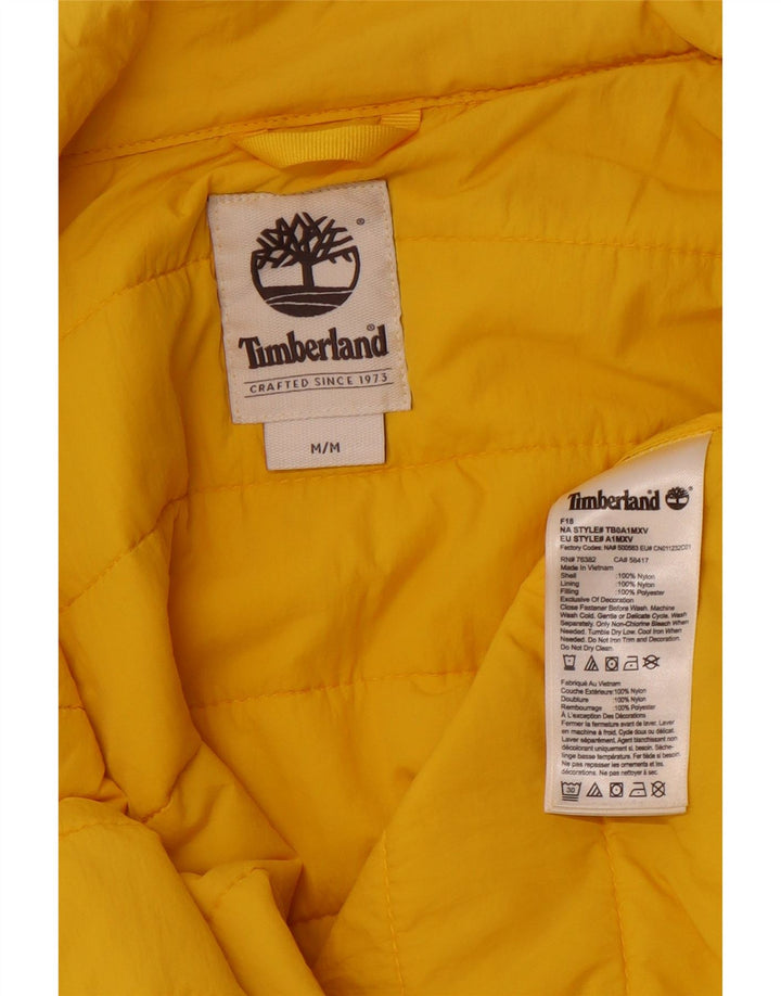 Jachetă căptușită pentru bărbați TIMBERLAND UK 38, nailon galben mediu
