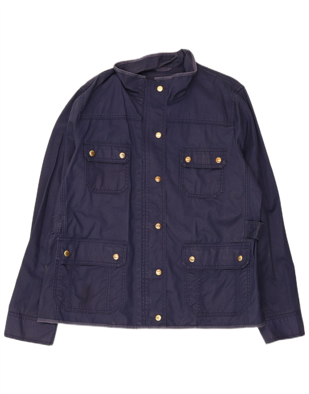 Jachetă utilitare pentru femei J. Crew UK 18 XL bumbac bleumarin