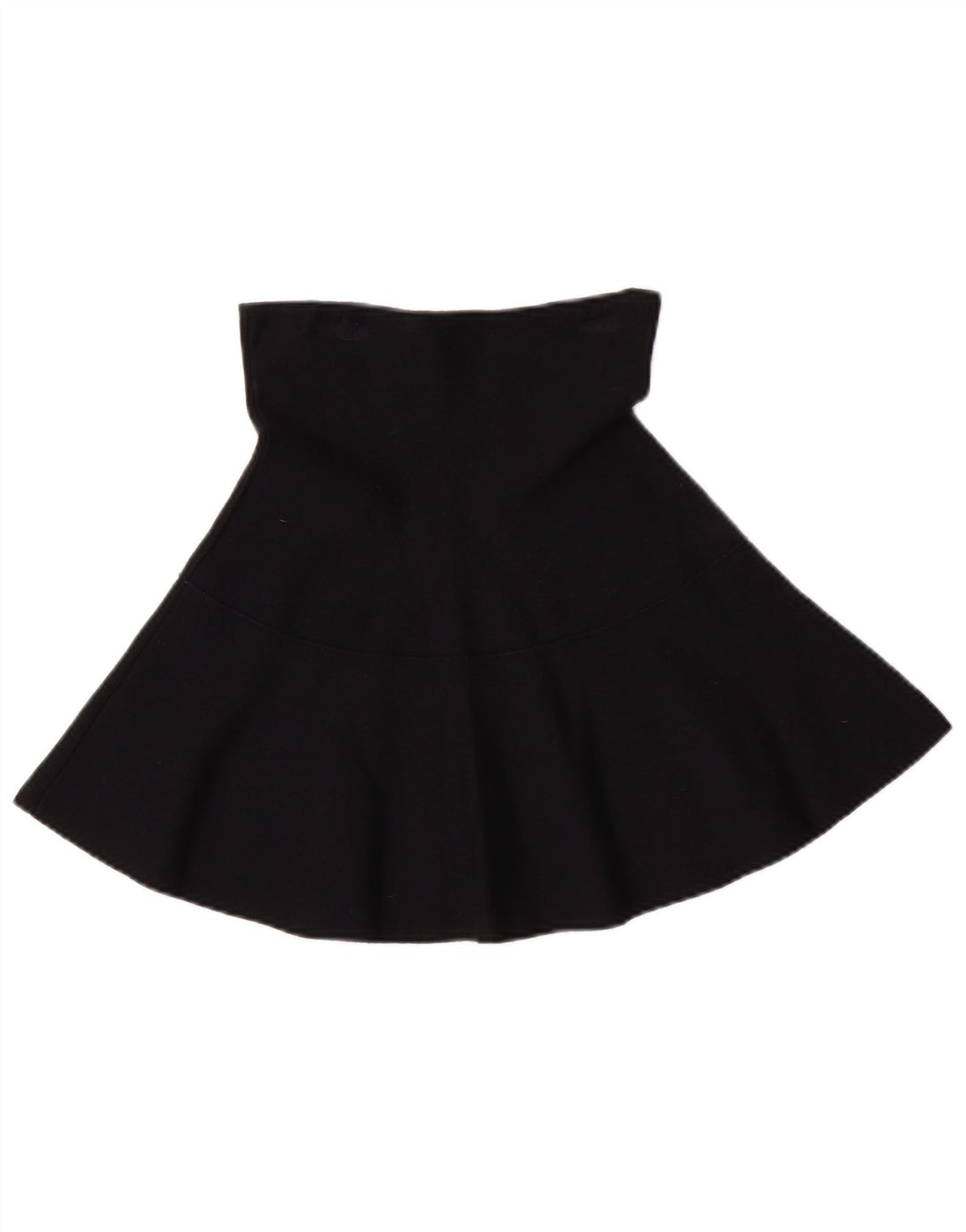 Fustă în formă de A cu talie înaltă pentru femei Zara Medium W24 Viscoză neagră