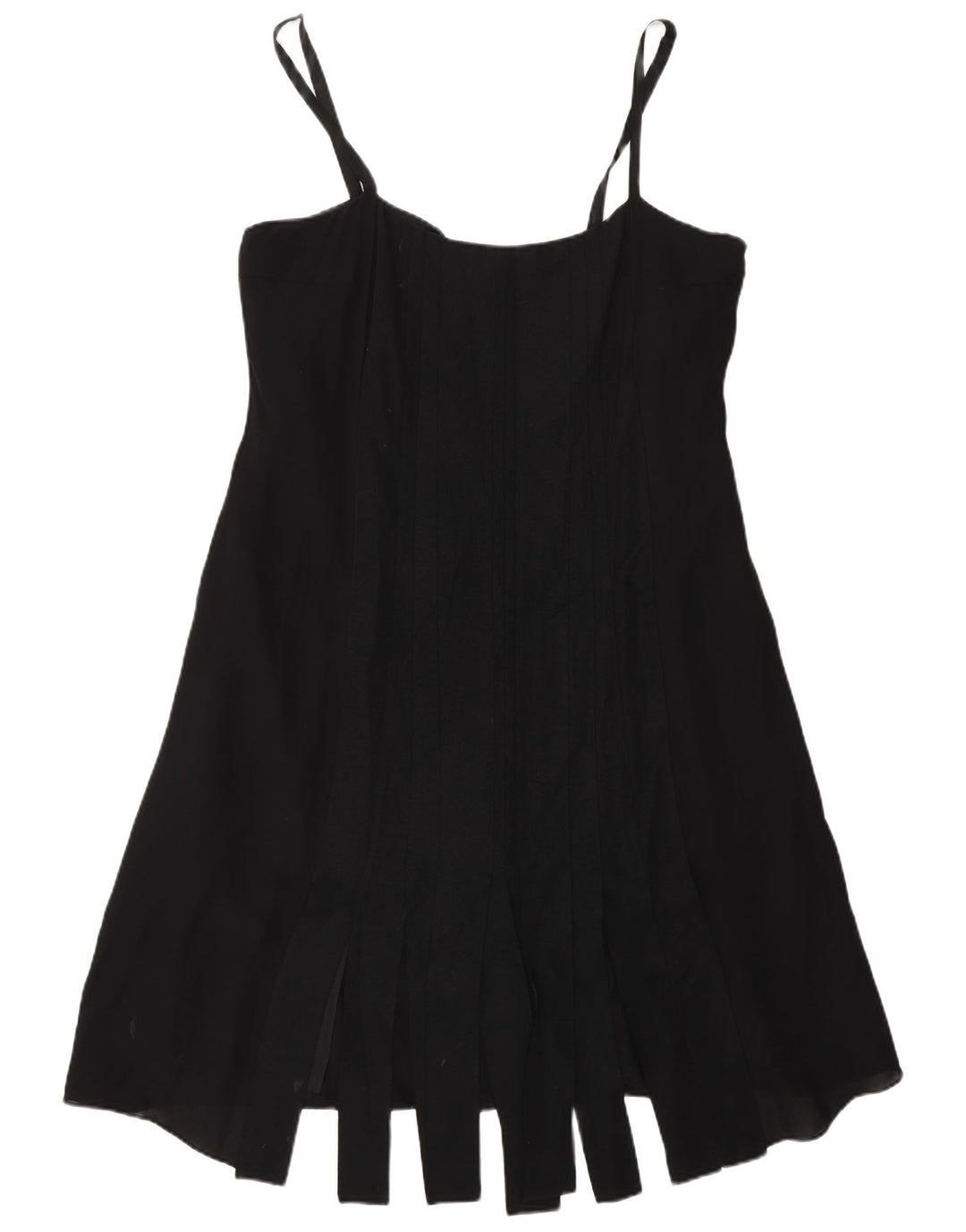 Fenn Wright Manson Rochie A-Line pentru femei UK 16 Mare Neagră Mătase