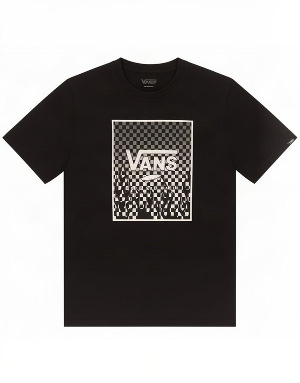 Tricou grafic Vans Boys Classic Fit Top 12-13 ani mare bumbac negru