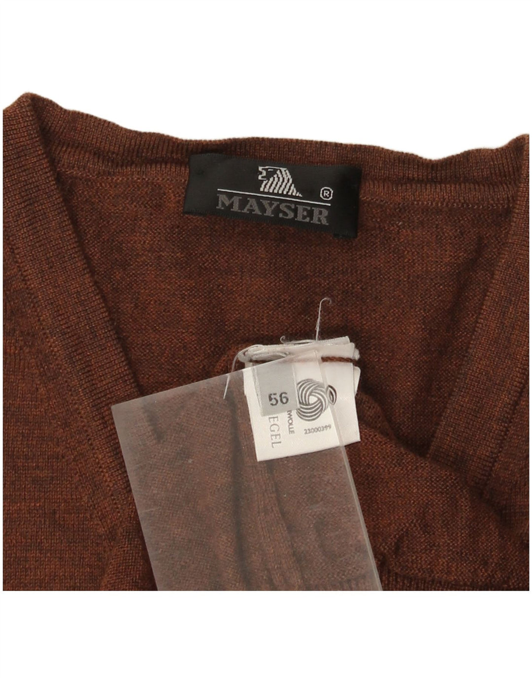 MAYSER Vestă Bărbați Tank Top IT 56 XL Lână Maro