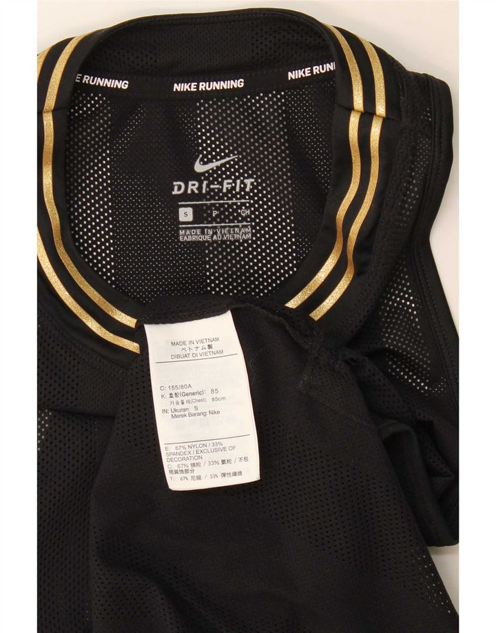 Vesta Nike Dri Fit pentru femei UK 10 Small Nylon negru