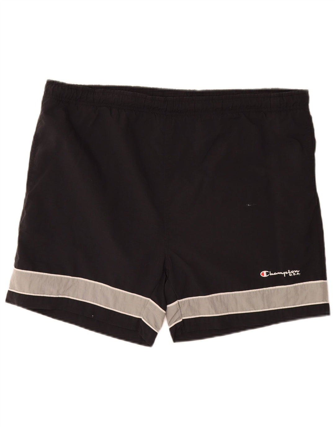 Pantaloni scurți de înot pentru bărbați CHAMPION XL, negru, color block
