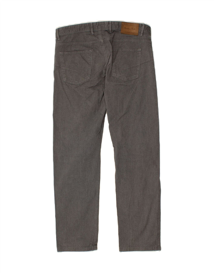 MASSIMO DUTTI Womens Straight Casual Trousers EU 40 Medium W30 L28 Grey Vintage Massimo Dutti and Second-Hand Massimo Dutti from Messina Hembry 
