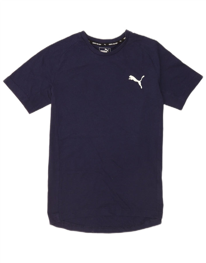 Tricou pentru bărbați Puma Top Medium Bleumarin Bumbac