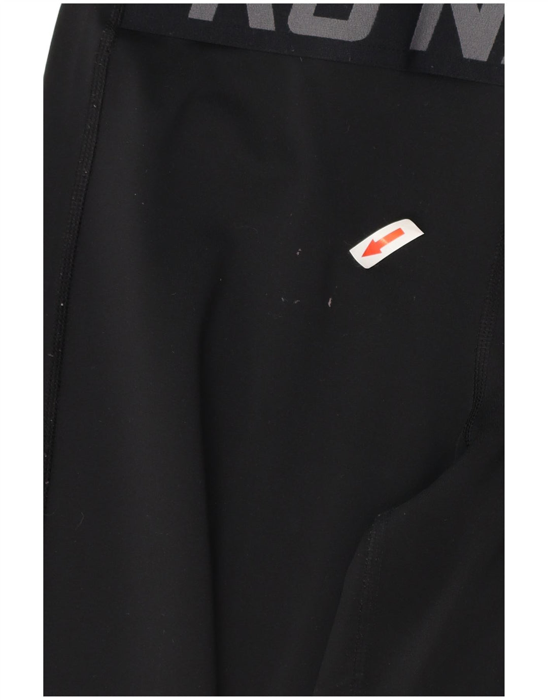 Leggings NIKE Dri Fit Graphic pentru femei UK 12 Poliester mediu negru