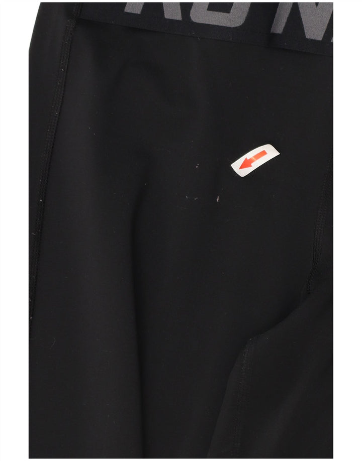 Leggings NIKE Dri Fit Graphic pentru femei UK 12 Poliester mediu negru