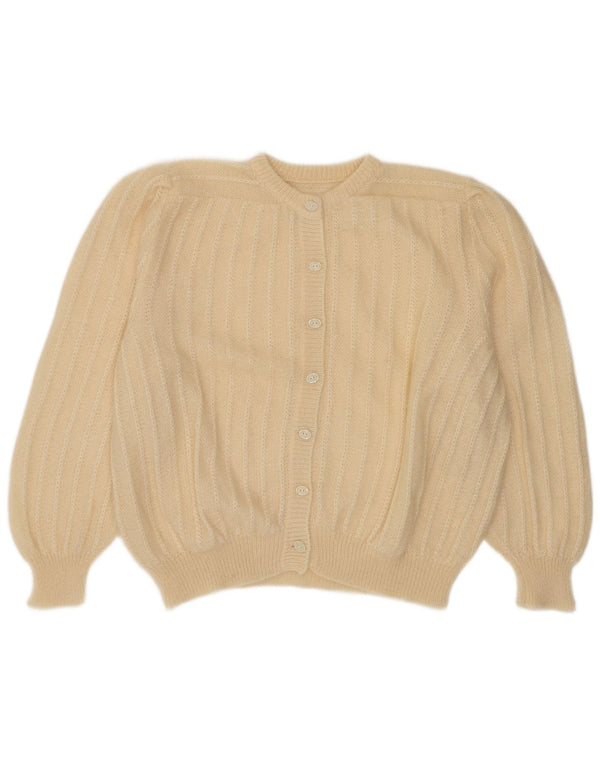 Pulover Cardigan Vintage pentru Damă UK 18 XL Bej