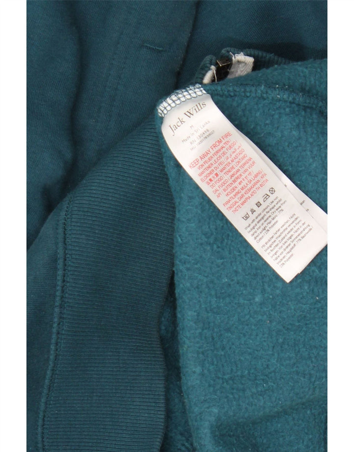 Pulover Jack Wills pentru bărbați, cu fermoar, bumbac turcoaz mediu