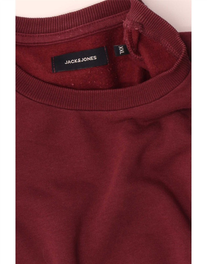 Pulover pentru bărbați Jack & Jones, bumbac maro 2XL