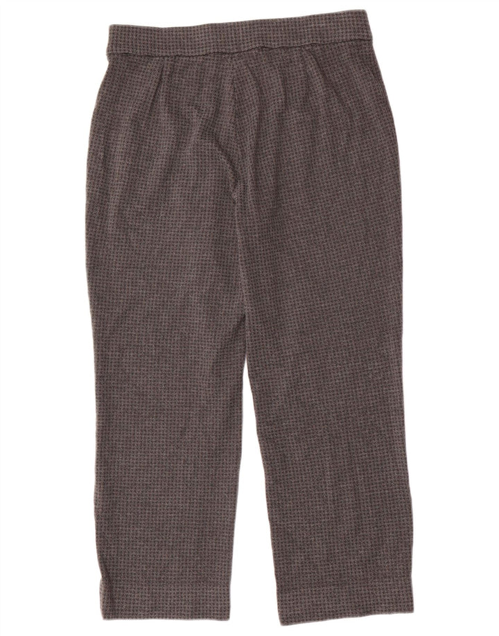 Pantaloni tăiați pentru femei Marks & Spencer UK 12 Medium W32 L25 Gri