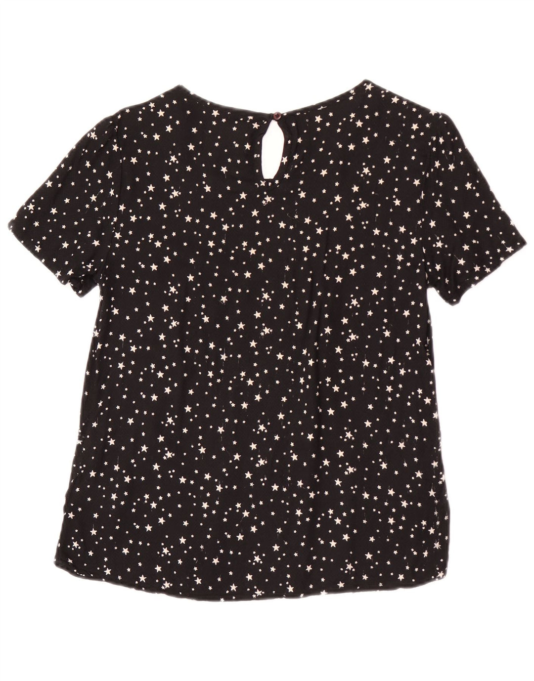 Bluză Superdry Femei Top UK 12 Medium Black Spotted Viscose
