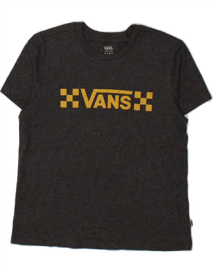 VANS Boys Graphic T-Shirt Top 10-11 Years Medium  Grey Vintage Vans and Second-Hand Vans from Messina Hembry 