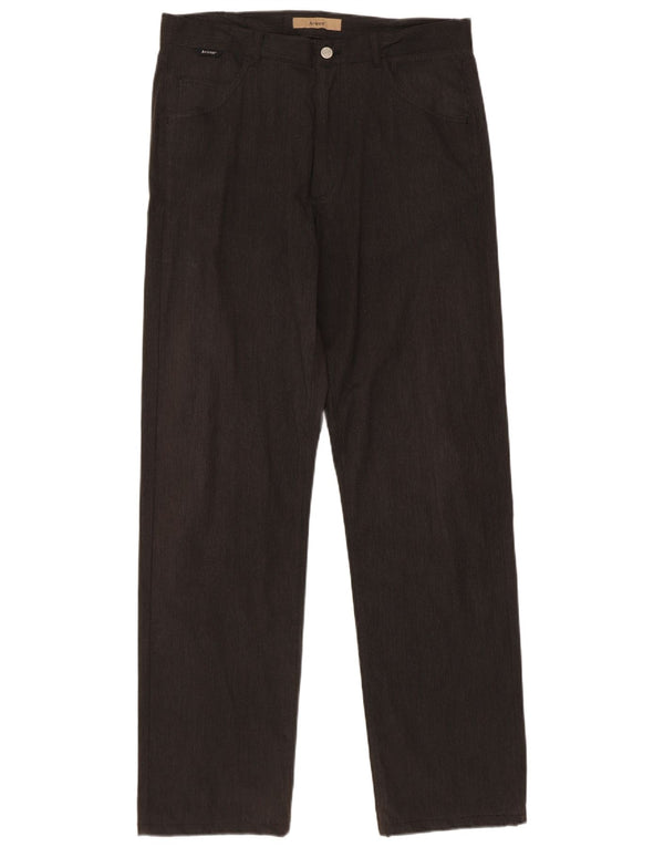 Pantaloni chino drept bărbați Avirex L33 L33 bumbac negru