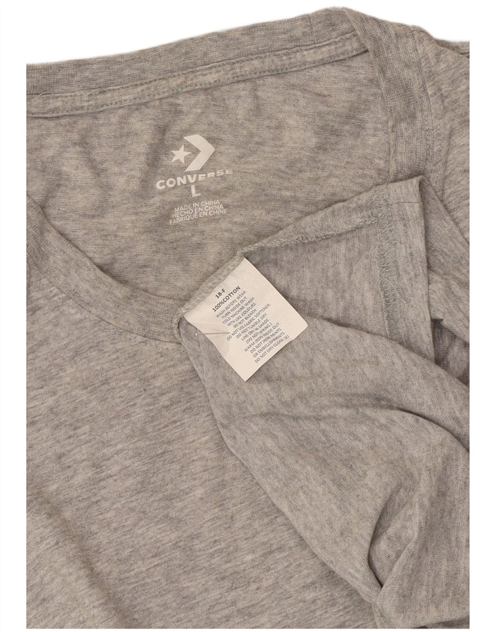 Vestă pentru bărbați Converse, mare, gri din bumbac