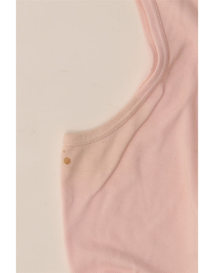 Vestă crop pentru femei Lacoste Mărimea 44, bumbac, roz mare