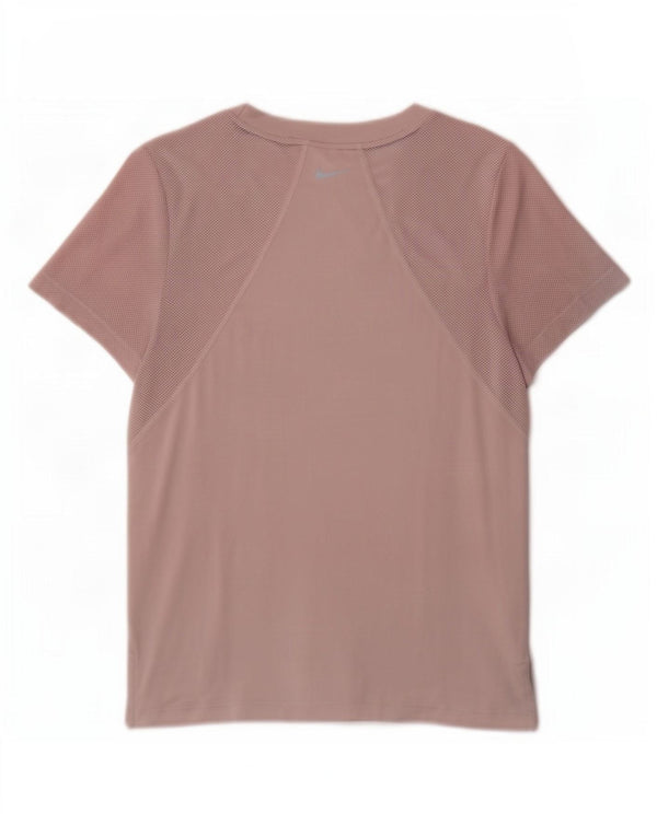 Tricou Nike Dri Fit pentru femei Top UK 10 Small Pink Poliester
