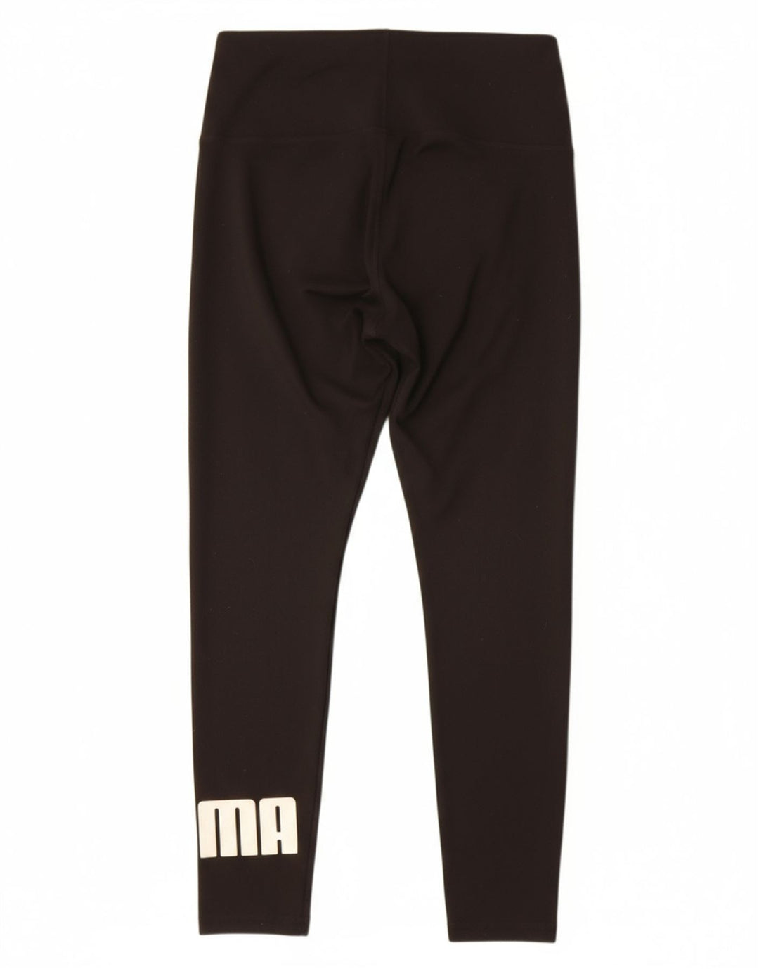 PUMA Womens Graphic Crop Leggings UK 12 Medium Black