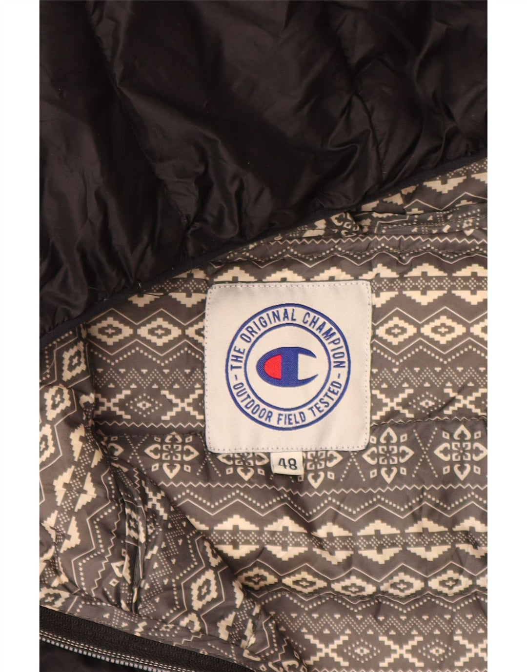 Jachetă căptușită cu glugă pentru femei CHAMPION IT 48 XL Poliamidă neagră