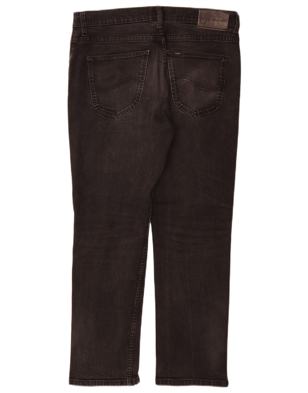 Blugi Lee Brooklyn Straight pentru bărbați W34 L30, bumbac negru