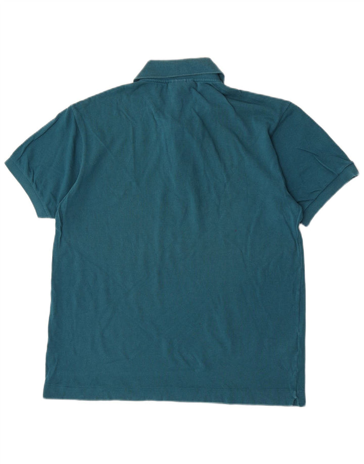 Tricou polo Lacoste Classic Fit pentru bărbați, mărimea 4, bumbac albastru mediu