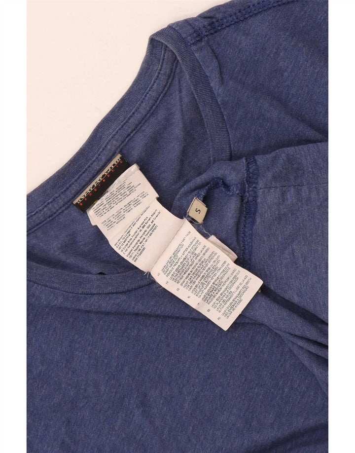 Tricou pentru bărbați Napapijri Top mic, albastru, bumbac
