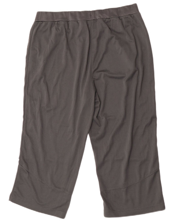 Bermude sport Reebok pentru femei UK 18 XL poliester gri