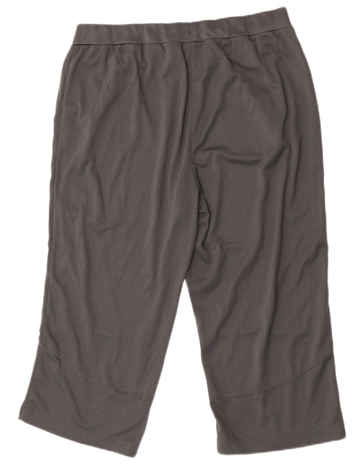 Bermude sport Reebok pentru femei UK 18 XL poliester gri