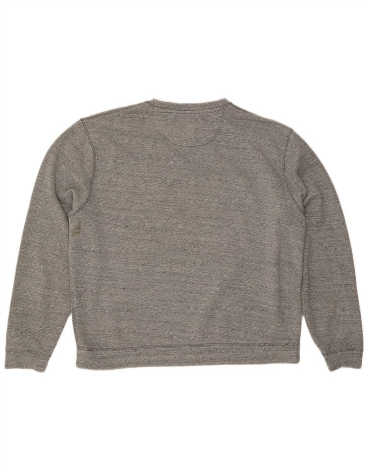 JACK & JONES Pulover grafic pentru bărbați, 2XL, bumbac cu pete gri