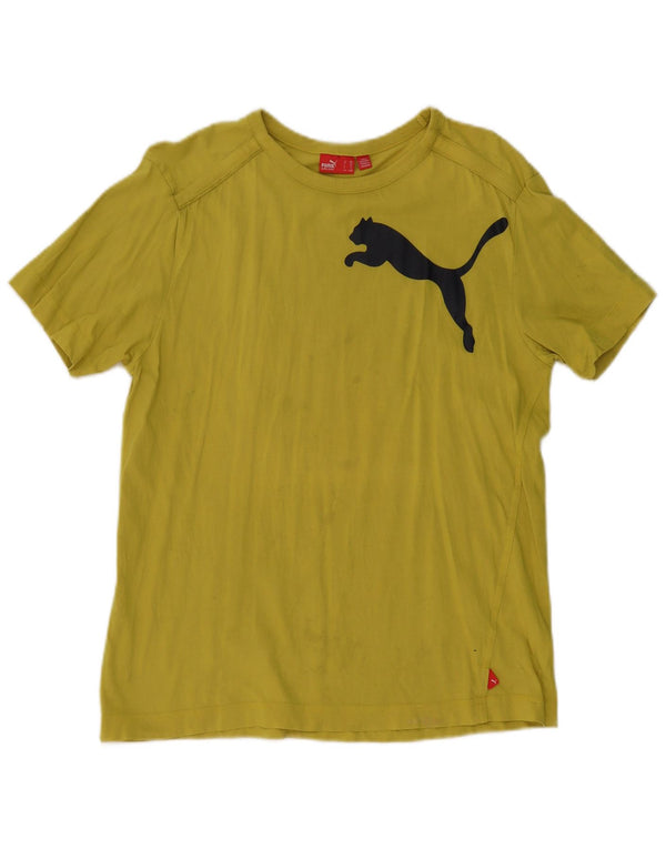 Tricou grafic Puma pentru băieți Top 15-16 ani galben