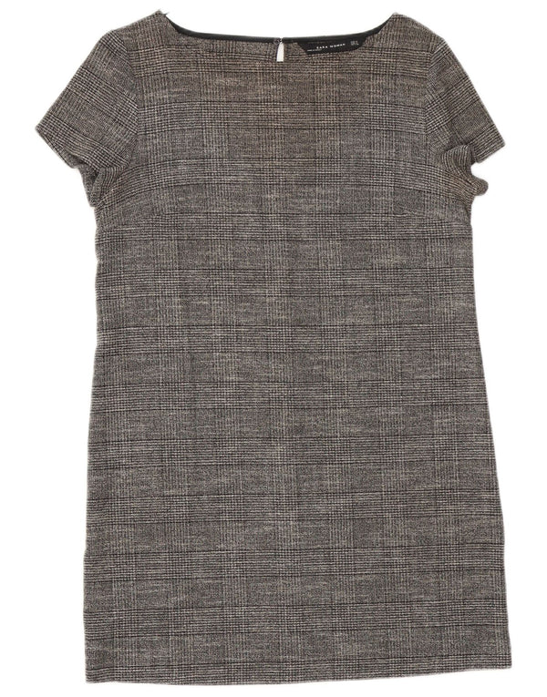 Rochie femeie Zara Shift UK 12 Medium Gri Viscose