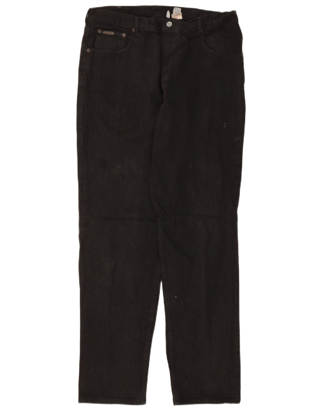 Blugi drepti pentru bărbați Calvin Klein W38 L34 bumbac negru