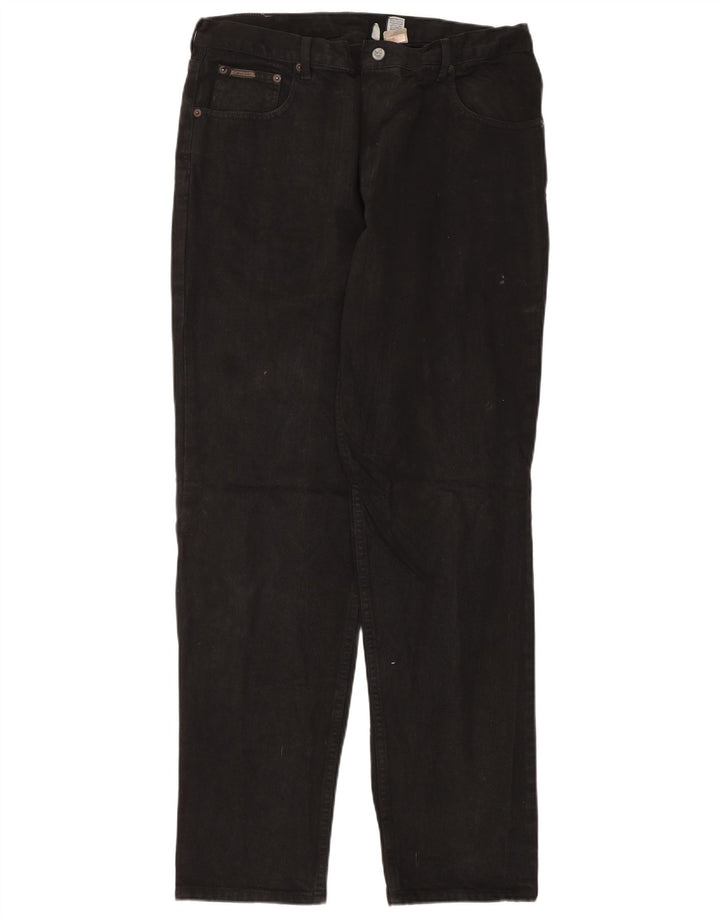 Blugi drepti pentru bărbați Calvin Klein W38 L34 bumbac negru