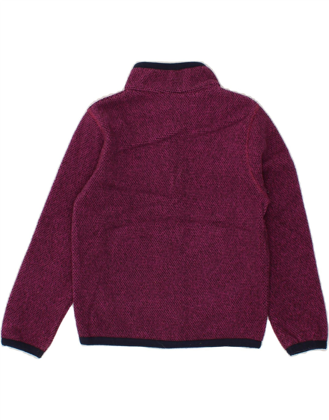 WEIRD FISH Girls Fleece Jacket 5-6 Years Burgundy Flecked Polyester Vintage Weird Fish and Second-Hand Weird Fish from Messina Hembry 