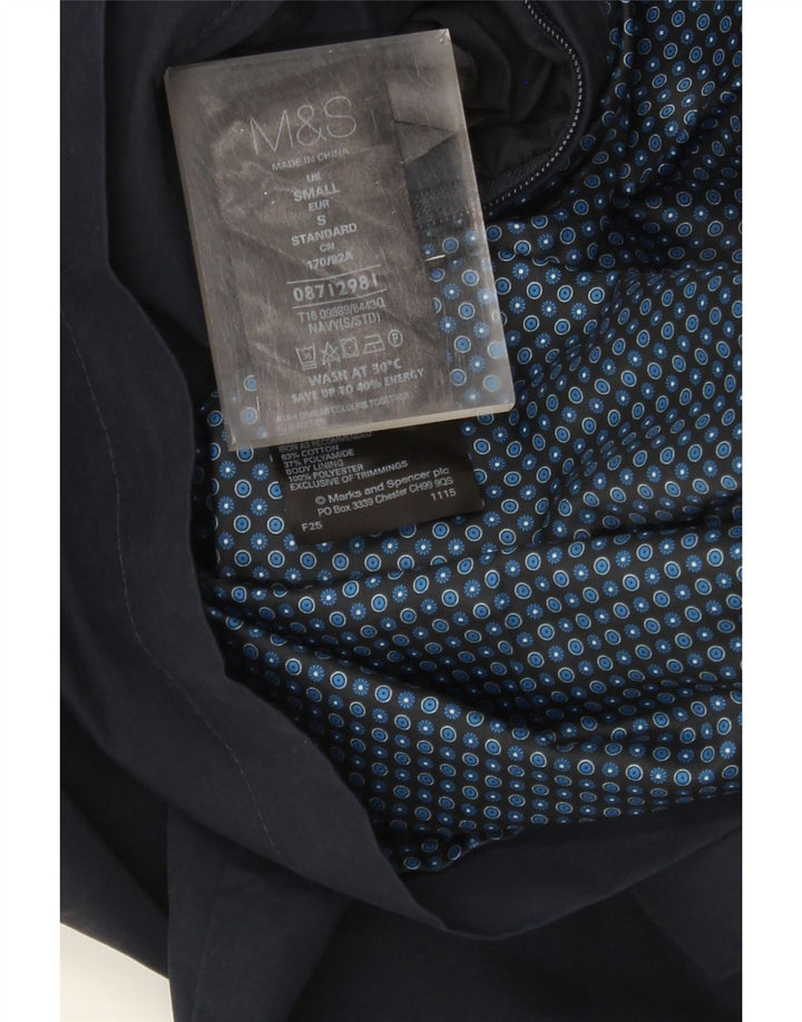 MARKS & SPENCER Jachetă Bomber pentru bărbați UK 36 mic Bumbac bleumarin