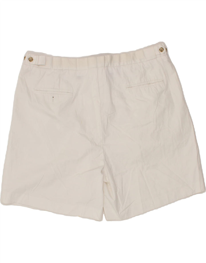 IZOD Mens Chino Shorts W42 2XL White Polyester Vintage Izod and Second-Hand Izod from Messina Hembry 