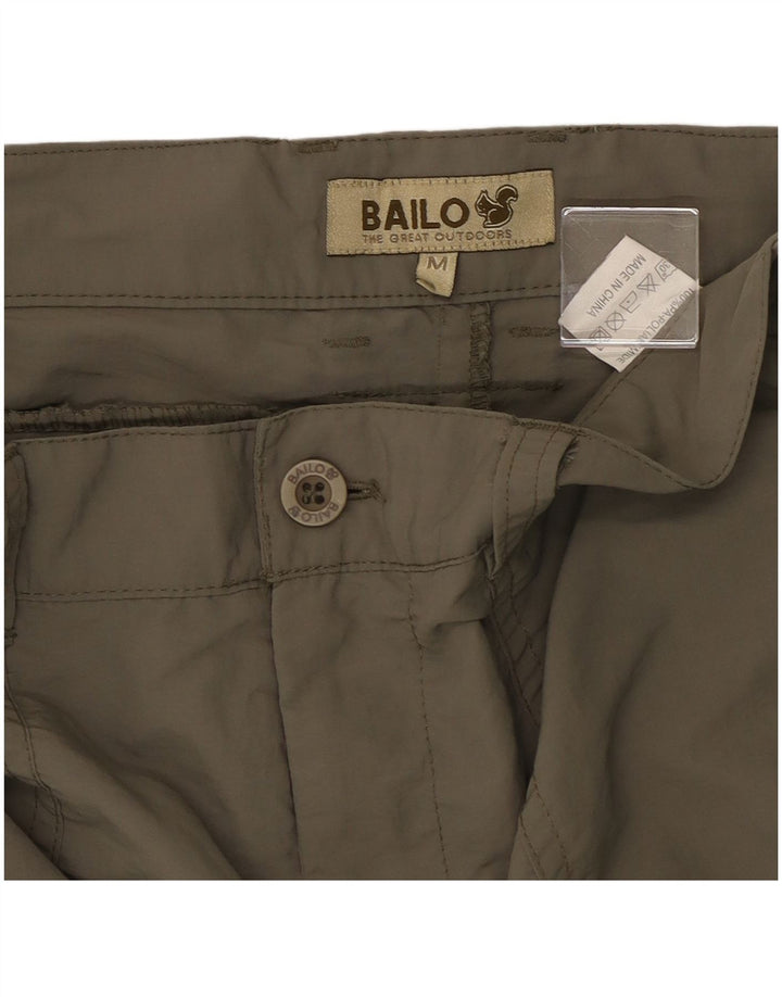 Pantaloni cargo drepti pentru femei Bailo Mediu L30 L28 Kaki Poliamidă