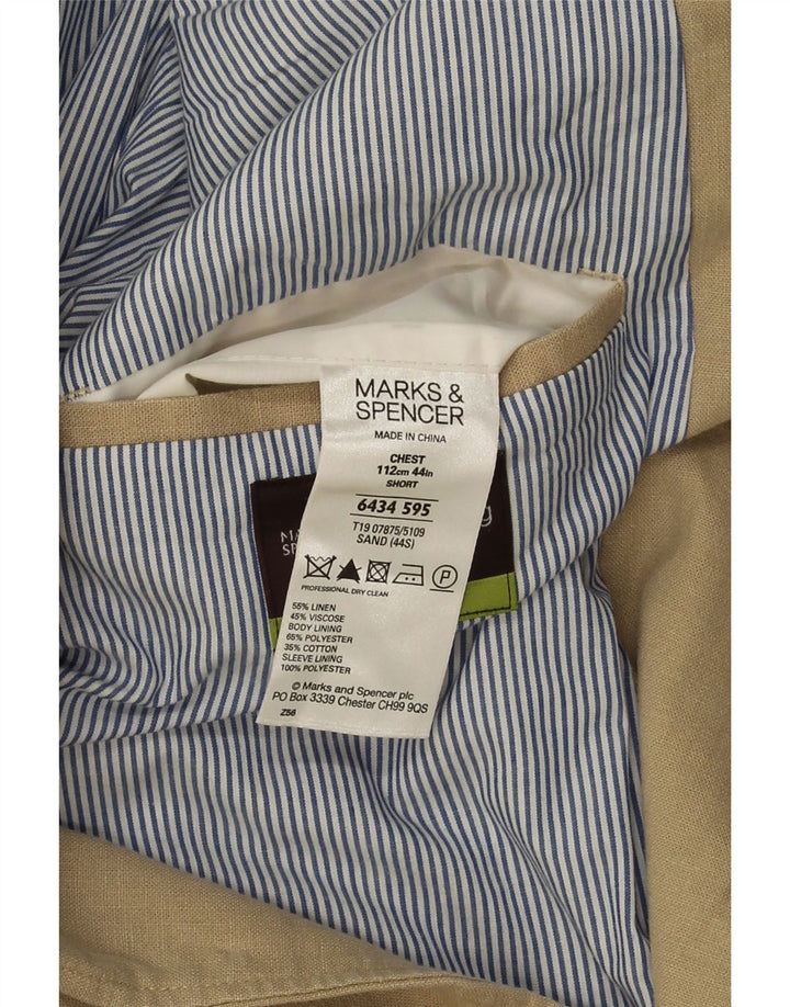 Marks & Spencer jachetă pentru bărbați cu 2 nasturi, UK 40, mare, bej, in