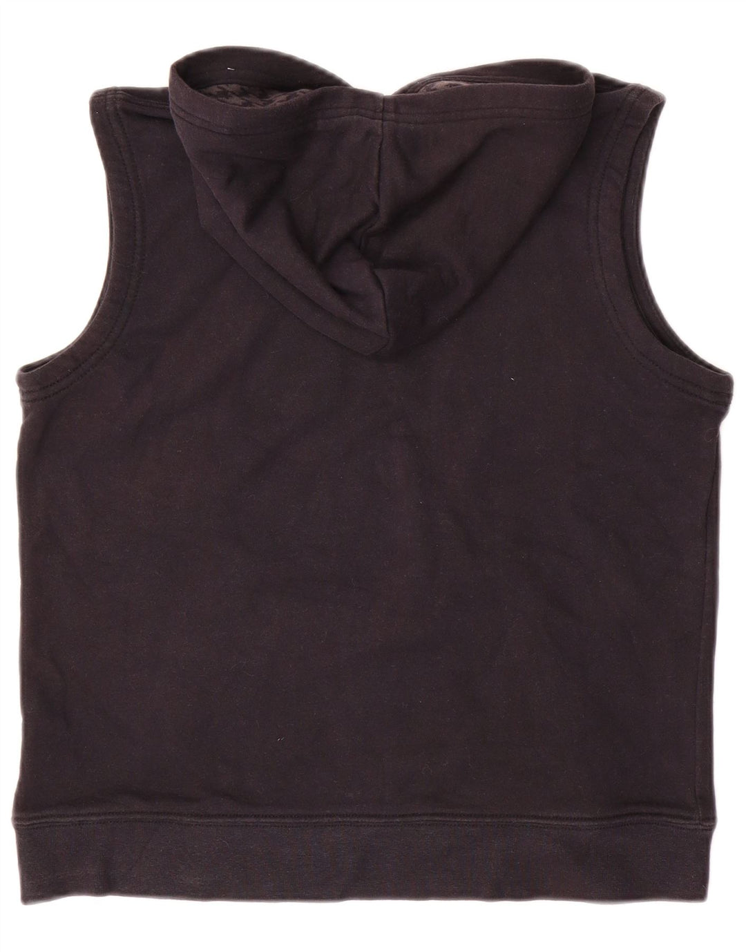 Pulover NIKE pentru băieți, fără mâneci, cu glugă, 10-11 ani, bumbac mediu negru