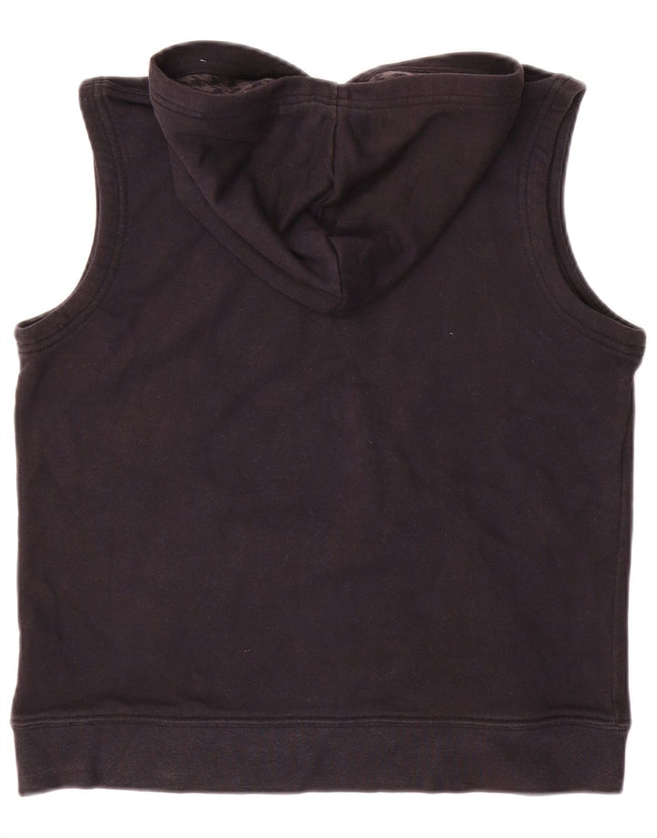 Pulover NIKE pentru băieți, fără mâneci, cu glugă, 10-11 ani, bumbac mediu negru