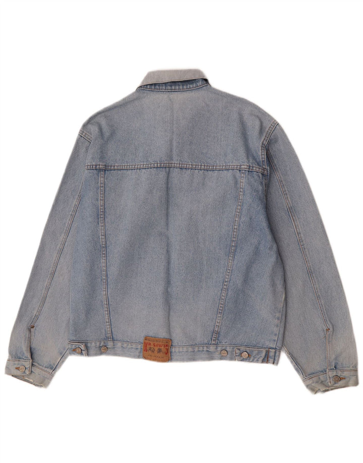 Jachetă de blugi vintage pentru bărbați UK 40 Large Blue