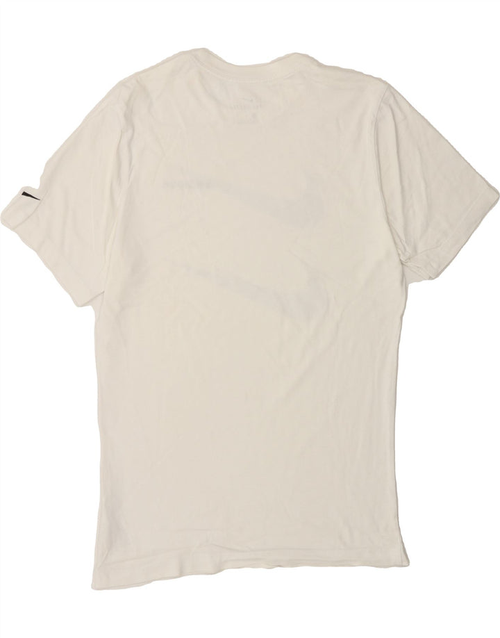 NIKE Mens Graphic T-Shirt Top Small White Cotton Vintage Nike and Second-Hand Nike from Messina Hembry 