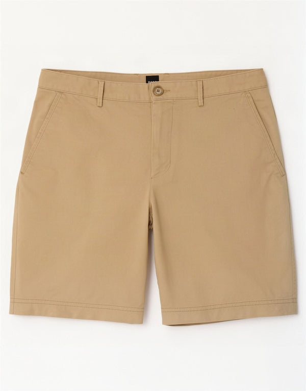 Pantaloni scurți chino pentru bărbați Hugo Boss IT 46 Small W30 Bej Bumbac