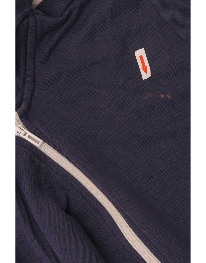 Pulover Adidas pentru bărbați, cu fermoar, mic albastru