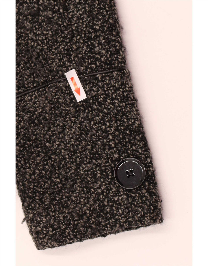 Blazer pentru femei Zara cu 3 nasturi, UK 10, gri mic