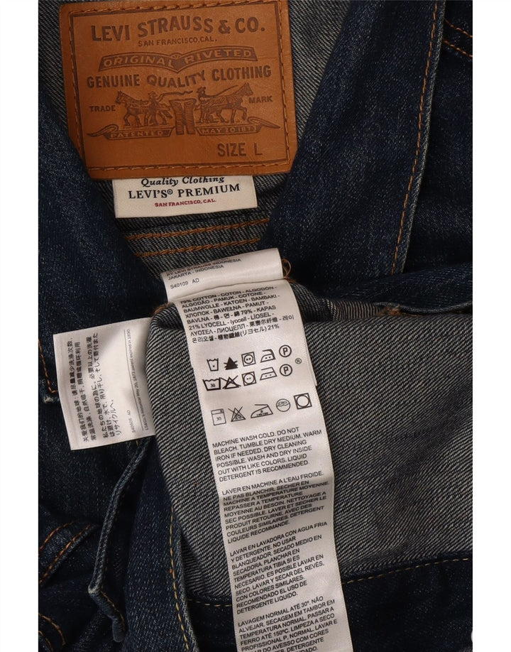 Jachetă de blugi pentru bărbați LEVI'S UK 40, mare, albastru, bumbac