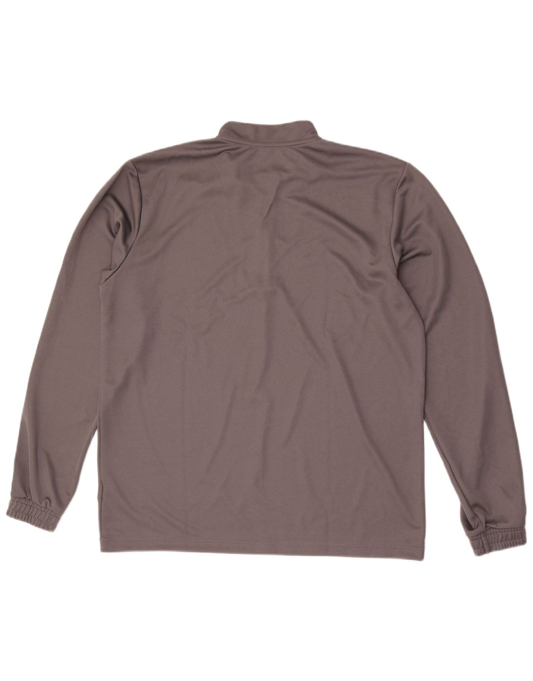 Trening pentru bărbați Aeroready cu fermoar și gât Pullover Top XL poliester gri