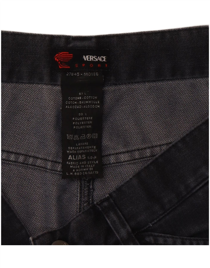 Versace Jeans drept bărbați W34 L34 bumbac gri