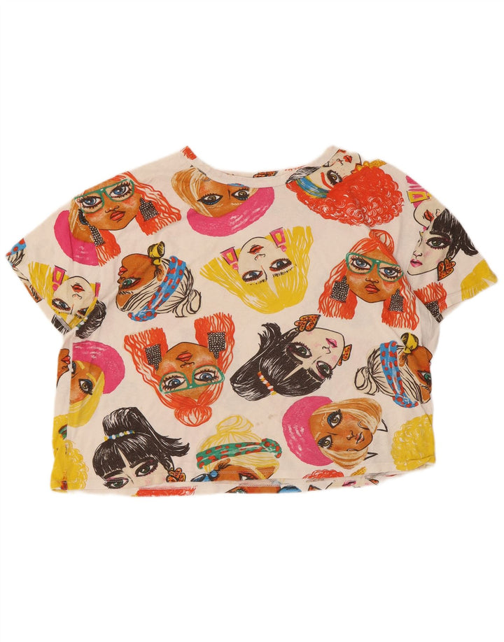 Tricou cu grafic pentru femei Zara UK 14 Medium Multicolor
